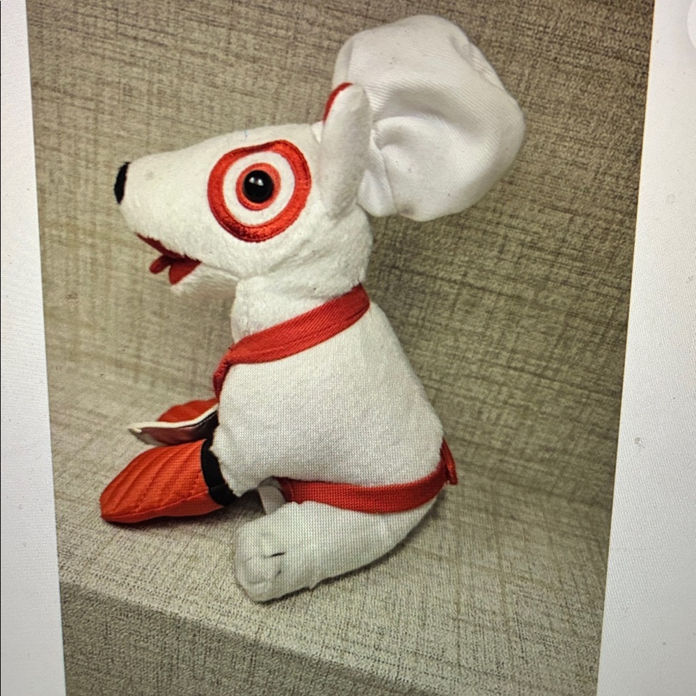 Target Bullseye Dog Plush Toy Cooking spatula oven mitts chefs Hat Apron 2011 - Picture 2 of 6